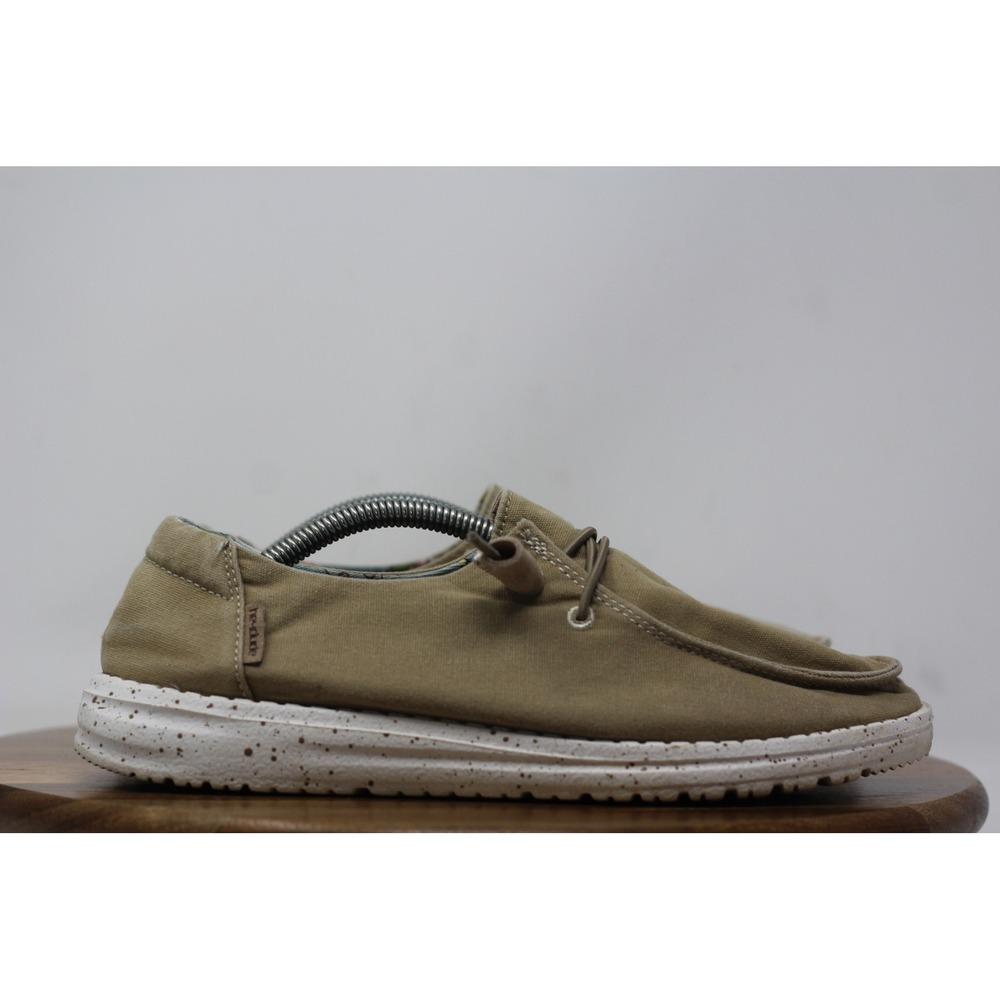 Hey Dude Wendy Floral Beige Casual Loafers Lightweight Shoes Womens Size 7‎